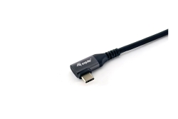 Equip Kabel USB-C2.0->C 90° PD100W St/St 3.00m schwarz