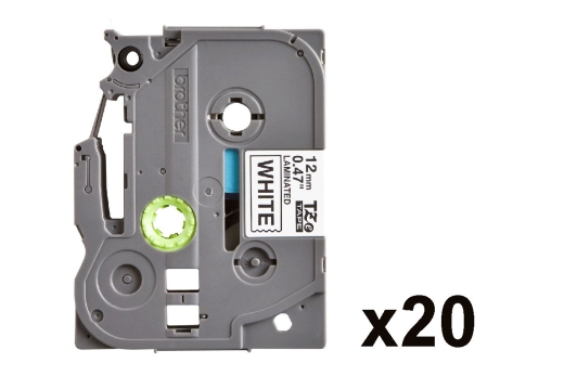 Schriftbandkassette Brother TZe-231CIV 12mm weiß/schwarz