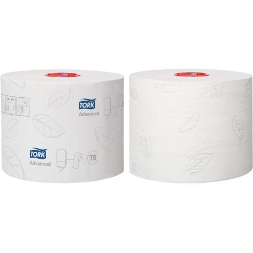 Toilettenpapier Midi für T6 System - weich, 2-lagig, 27 Rollen à 100 m