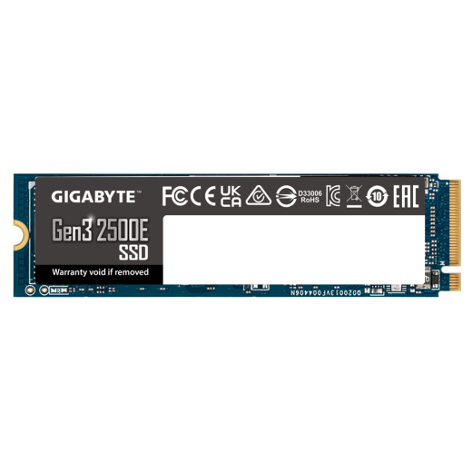SSD 1TB Gigabyte Gen3 2500E PCI-E 3.0 NVMe 1.3
