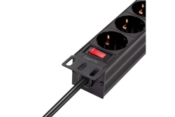 Logilink Steckdosenleiste 4-fach mit Schalter,10(1HE),2m