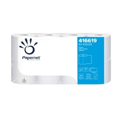 Toilettenpapier - 2-lagig, naturweiß, 64 Rollen...