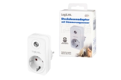 Logilink Steckdosenadapter mit Dämmerungssensor, 1xCEE 7/3