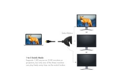 Logilink Switch HDMI,3-port,bidirekt(1x3/3x1),4K/30Hz,CEC