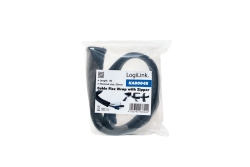 Logilink Kabelschlauch m.Reißverschluss Polyester Dm50 grau