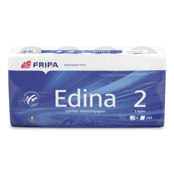 Toilettenpapier Edina - 2-lagig, geprägt,...
