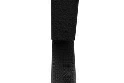 Logilink Klettband-Set, schwarz, Breite: 25 mm, Rolle, 5m