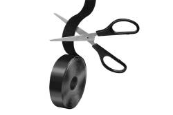 Logilink Klettband-Set, schwarz, Breite: 25 mm, Rolle, 5m