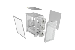 CORSAIR Geh Midi 3000D RGB Airflow (Tempered Glass) White