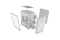 CORSAIR Geh Midi 3000D RGB Airflow (Tempered Glass) White