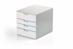 DURABLE Schubladenbox VARICOLOR Mix 4 Fächer mehrfb