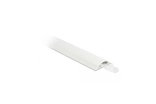 DELOCK Kabelkanal selbstklebend 30 x 8 mm - Länge 1 m weiß