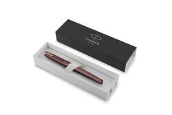 PARKER Füller IM Monochrome Burgundy PVD M Blau...