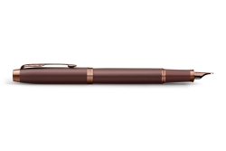 PARKER Füller IM Monochrome Burgundy PVD M Blau Geschenkbox