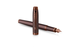 PARKER Füller IM Monochrome Burgundy PVD M Blau Geschenkbox