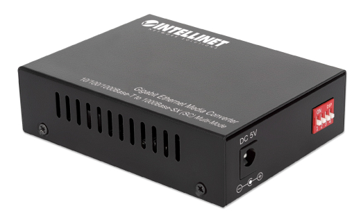 INTELLINET Gigabit Medienkonverter SC Multimode 550m Auto