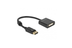DELOCK Adapter DisplayPort 1.2 zu DVI Buchse 4K Aktiv Black