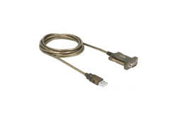 DELOCK Adapter USB 2.0 Typ-A > 1 x Seriell DB9 RS-232