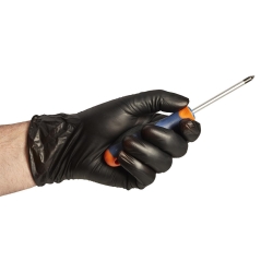 Spontex Einmalhandschuhe Extra Black 100 aus Vinyl Gr. M