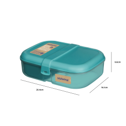sistema Lunchbox Ribbon recyceltes PP 1,1 l 1 Stück