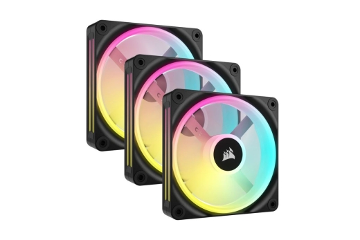 CORSAIR Lüfter QX120 RGB LED 120*120*25 Fan Triple
