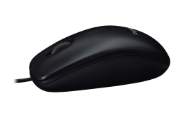 Logitech USB Mouse M90 grau