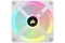 CORSAIR Lüfter QX120 RGB LED 120*120*25 Fan White Triple