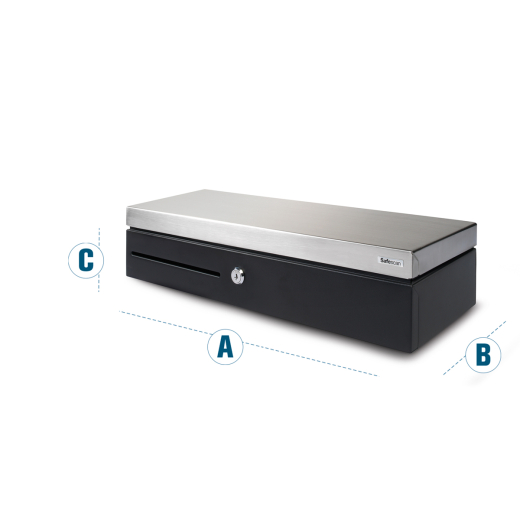 Safescan SD-4617S Klappdeckel Kassenladen 46 x 17 x 10 cm