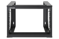 INTELLINET 19 Open Frame Rack 2 Schienen 6HE T:450mm schwrz