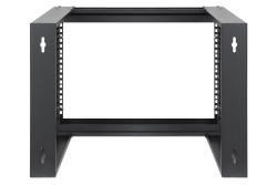 INTELLINET 19 Open Frame Rack 2 Schienen 6HE T:450mm schwrz