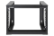 INTELLINET 19 Open Frame Rack 2 Schienen 6HE T:450mm schwrz