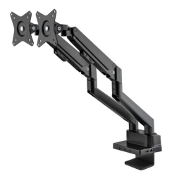 MANHATTAN Alu 2-Monitorhalterung 17-32 + 8-in1-Dockingst.