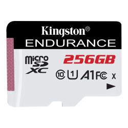 SD MicroSD Card 256GB Kingston SDXC High Endurance...