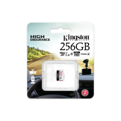 SD MicroSD Card 256GB Kingston SDXC High Endurance (Class1) retail