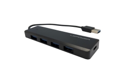 LC-Power USB-Hub 4x USB-A 3.2 + Ladefunktion