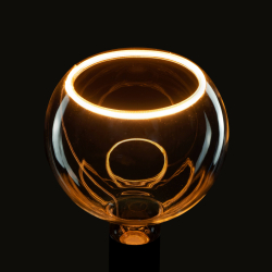 SEGULA LED Floating Globe 150 smokey grau E27 260Lm 1900K