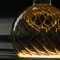 SEGULA LED Floating Globe 150 twisted smokey grau E27 230Lm
