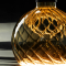 SEGULA LED Floating Globe 150 twisted smokey grau E27 230Lm