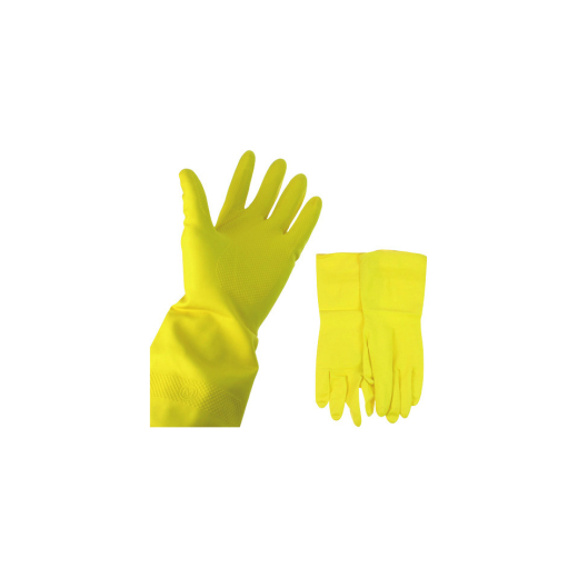 Latex Gummihandschuhe - Größe L, 1 Paar, farbig sortiert