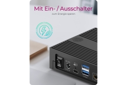 Dockingstation IcyBox Hybrid mit dreifacher Videoausgabe retail