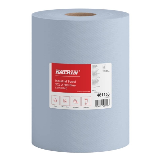 Wischtuch Classic Industrial XXL2 blau, 2-lagig, 2 x 190 m