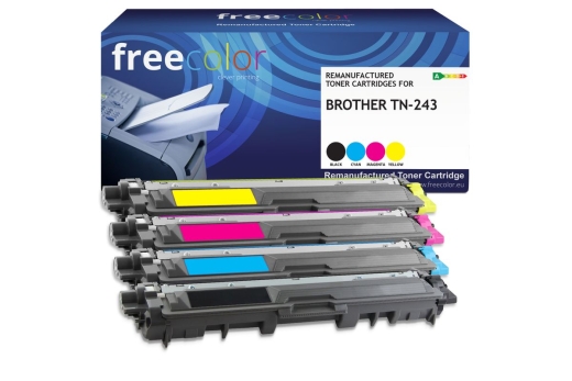 Freecolor Toner Brother TN-243 B/C/M/Y remanufactured