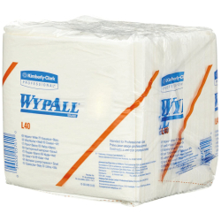 Wischtuch L40 - 1-lagig, weiß, Packung mit 56...