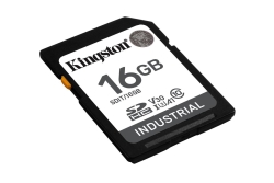 SD Card 16GB Kingston SDHC Industrial -40C to 85C retail