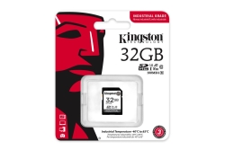 SD Card 32GB Kingston SDHC Industrial -40C to 85C retail