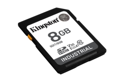 SD Card 8GB Kingston SDHC Industrial -40C to 85C retail