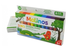 Malinos Wachsmalstifte Wachsmal-Zauber 12 Farben 3+