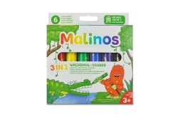 Malinos Wachsmalstifte Wachsmal-Zauber 6 Farben 3+