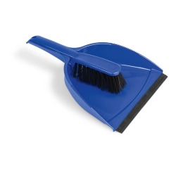 Kehrgarnitur mit Gummilippe blau