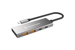 CONCEPTRONIC 4-1 Dock USB-C->2xUSB-C/2xUSB-A/100WPD 25cm gr